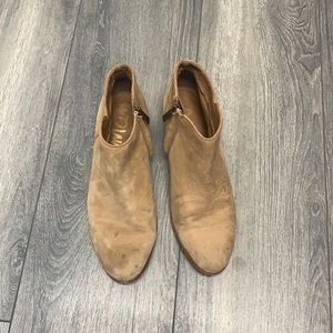 Tan Suede Sam Edelman Ankle Booties